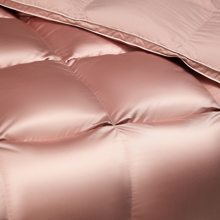 91家纺网 家纺一手货源 找家纺 织梦人羽绒工厂店2025新款羽绒被壳 贵夫人真丝缎-豆沙