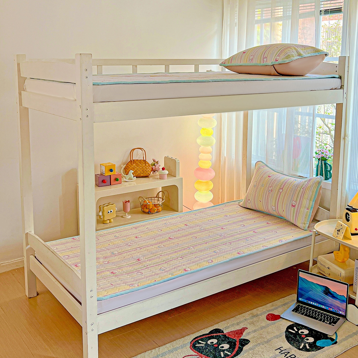 91家纺网 家纺一手货源 找家纺 （总）恒尚居 2025新款纯棉牛奶绒学生床垫 双面两用夹棉床单床垫-秋冬款四季通用-系列一