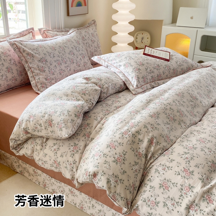 91家纺网 家纺一手货源 找家纺 （总）纽维斯 2025新款140g高克重仿全棉40S精梳棉磨毛四件套