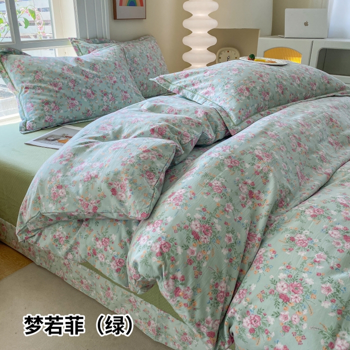 91家纺网 家纺一手货源 找家纺 （总）纽维斯 2025新款140g高克重仿全棉40S精梳棉磨毛四件套