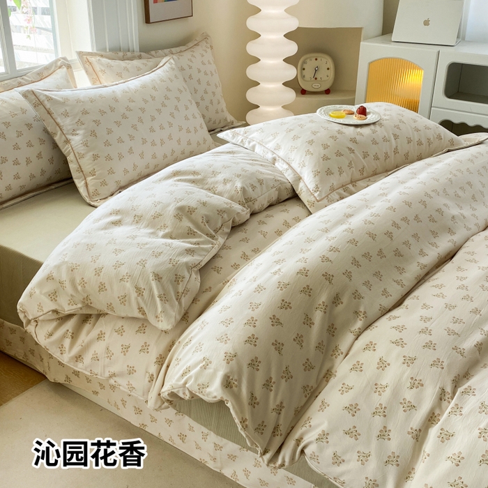 91家纺网 家纺一手货源 找家纺 （总）纽维斯 2025新款140g高克重仿全棉40S精梳棉磨毛四件套