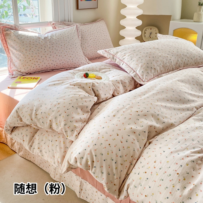 91家纺网 家纺一手货源 找家纺 （总）纽维斯 2025新款140g高克重仿全棉40S精梳棉磨毛四件套