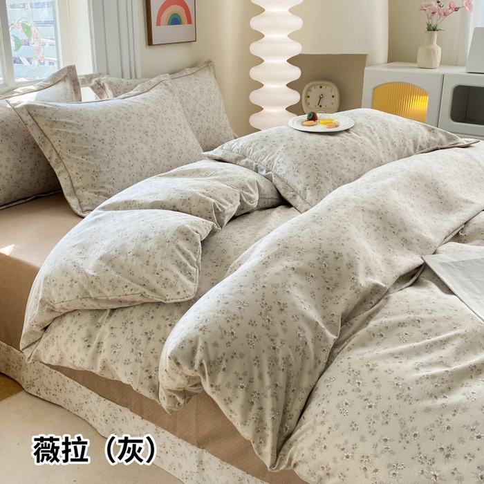 91家纺网 家纺一手货源 找家纺 （总）纽维斯 2025新款140g高克重仿全棉40S精梳棉磨毛四件套