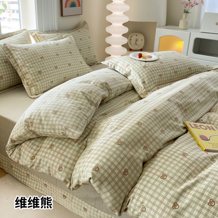 91家纺网 家纺一手货源 找家纺 （总）纽维斯 2025新款140g高克重仿全棉40S精梳棉磨毛四件套