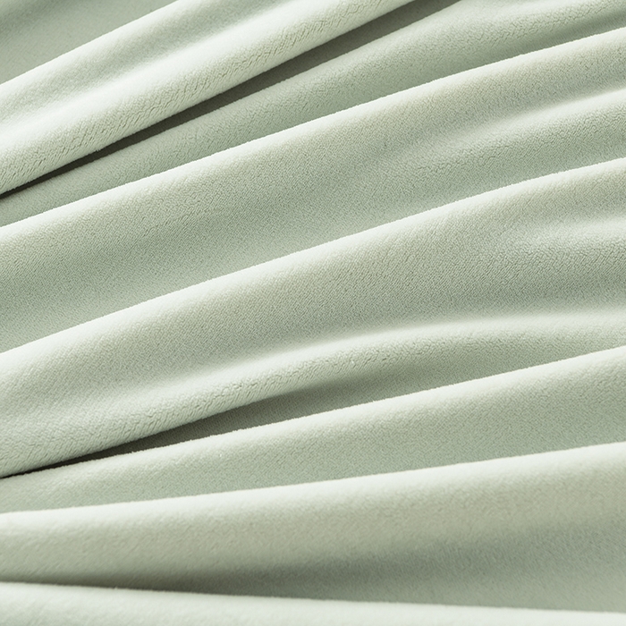 91家纺网 家纺一手货源 找家纺 千嘻汇家纺 2025新款8.5斤韩版雕花牛奶绒四件套 甜蜜蜜青色