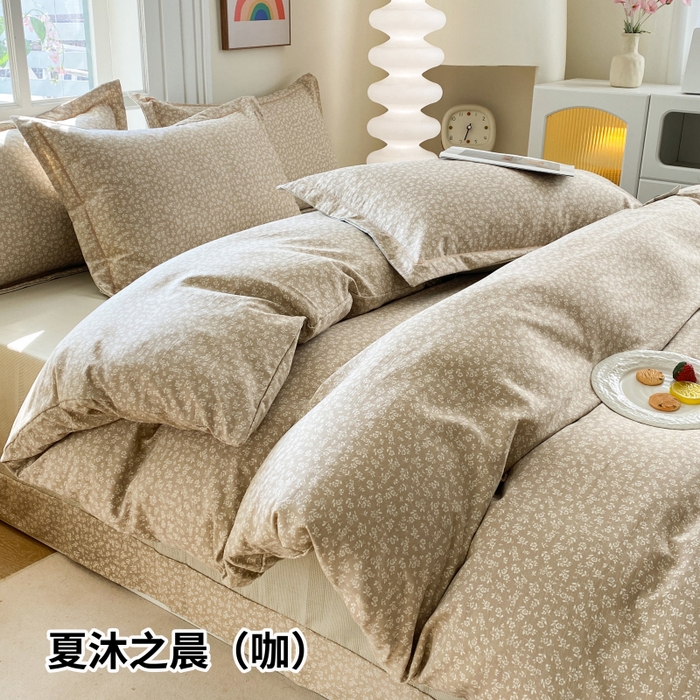 91家纺网 家纺一手货源 找家纺 （总）纽维斯 2025新款140g高克重仿全棉40S精梳棉磨毛四件套