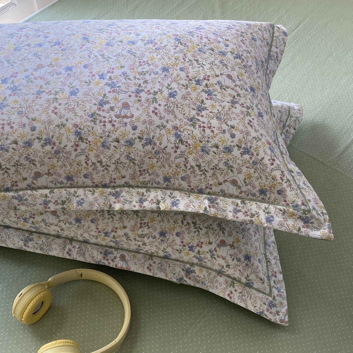 91家纺网 家纺一手货源 找家纺 纽维斯 2025新款140g高克重仿全棉40S精梳棉磨毛四件套 沉香花影