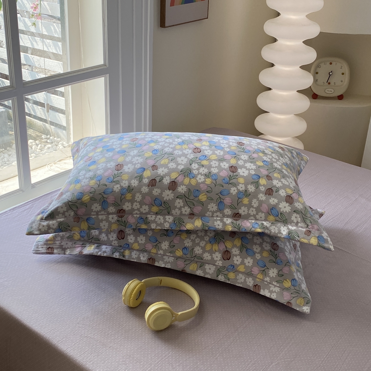 91家纺网 家纺一手货源 找家纺 纽维斯 2025新款140g高克重仿全棉40S精梳棉磨毛四件套 繁花一梦