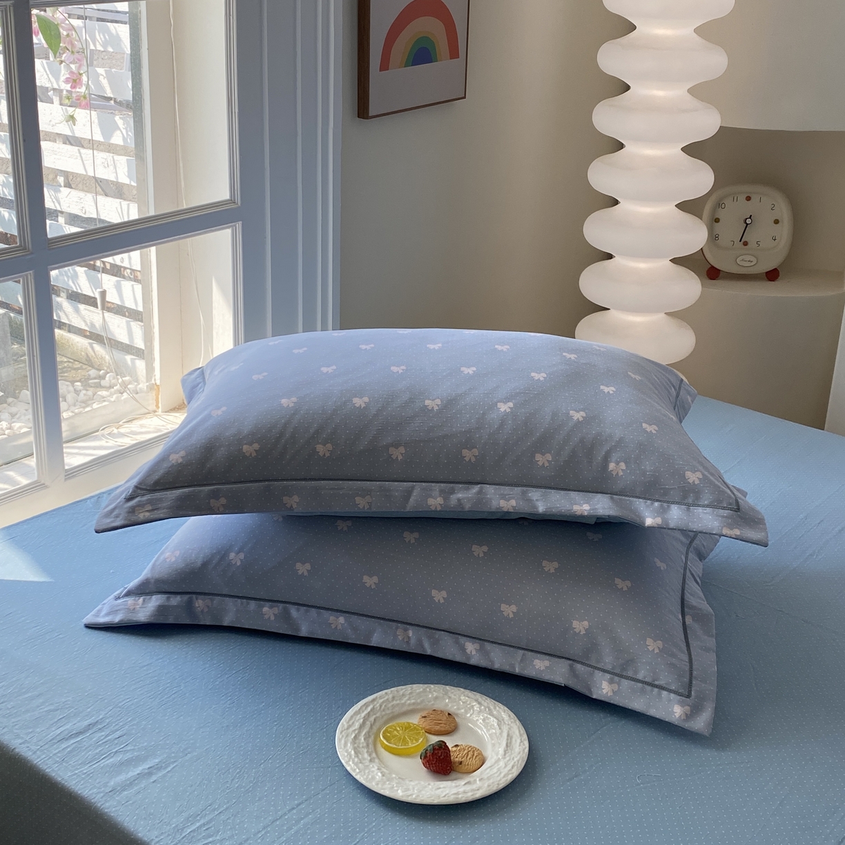 91家纺网 家纺一手货源 找家纺 纽维斯 2025新款140g高克重仿全棉40S精梳棉磨毛四件套 浪漫之旅