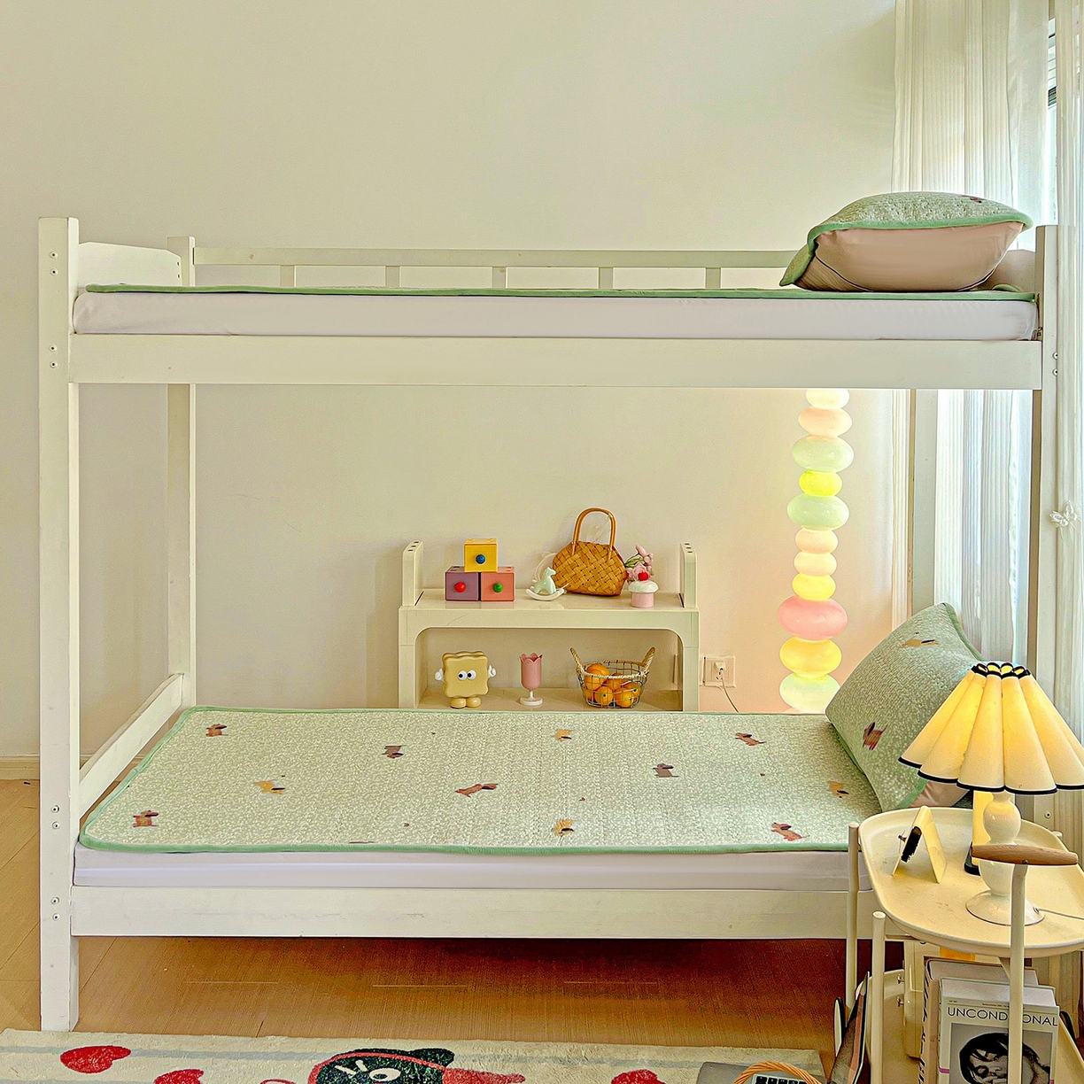 91家纺网 家纺一手货源 找家纺 恒尚居 2025新款纯棉牛奶绒学生床垫 双面两用夹棉床单床垫-秋冬款四季通用-系列一 【布丁狗】A纯棉-B牛奶绒