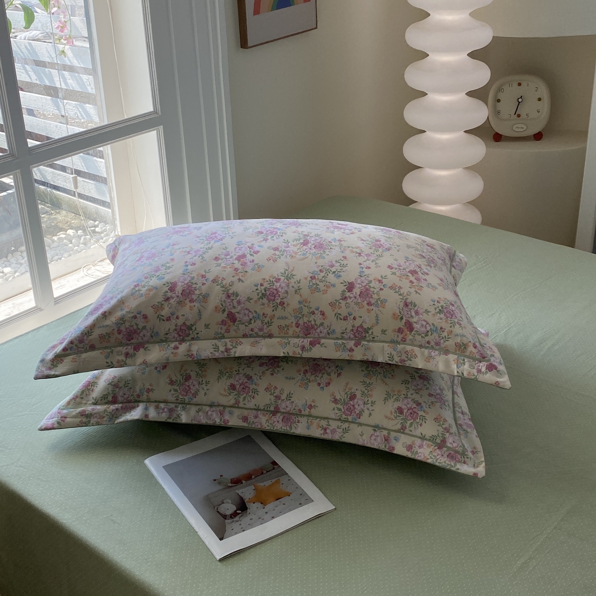 91家纺网 家纺一手货源 找家纺 纽维斯 2025新款140g高克重仿全棉40S精梳棉磨毛四件套 梦若菲（米）