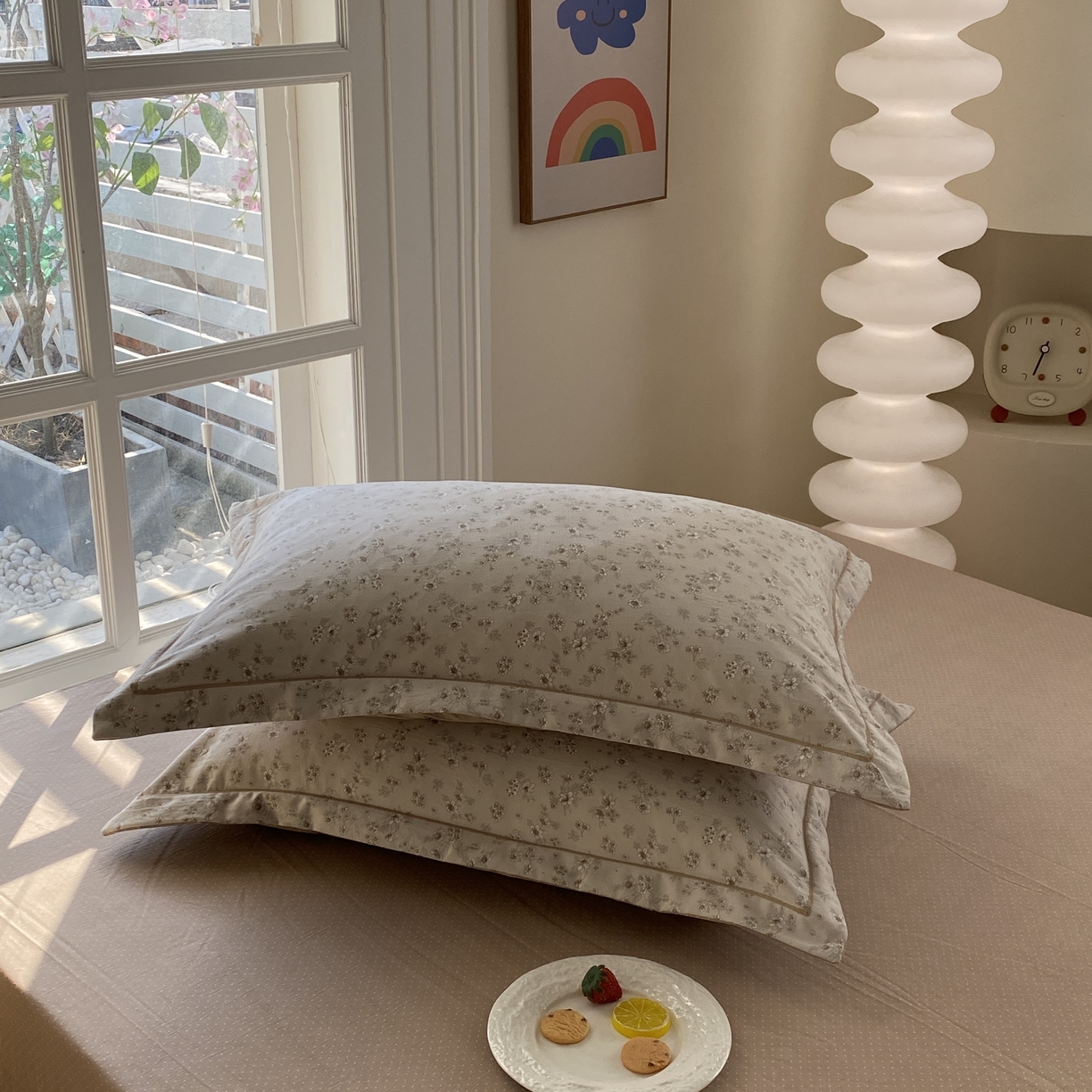 91家纺网 家纺一手货源 找家纺 纽维斯 2025新款140g高克重仿全棉40S精梳棉磨毛四件套 薇拉灰