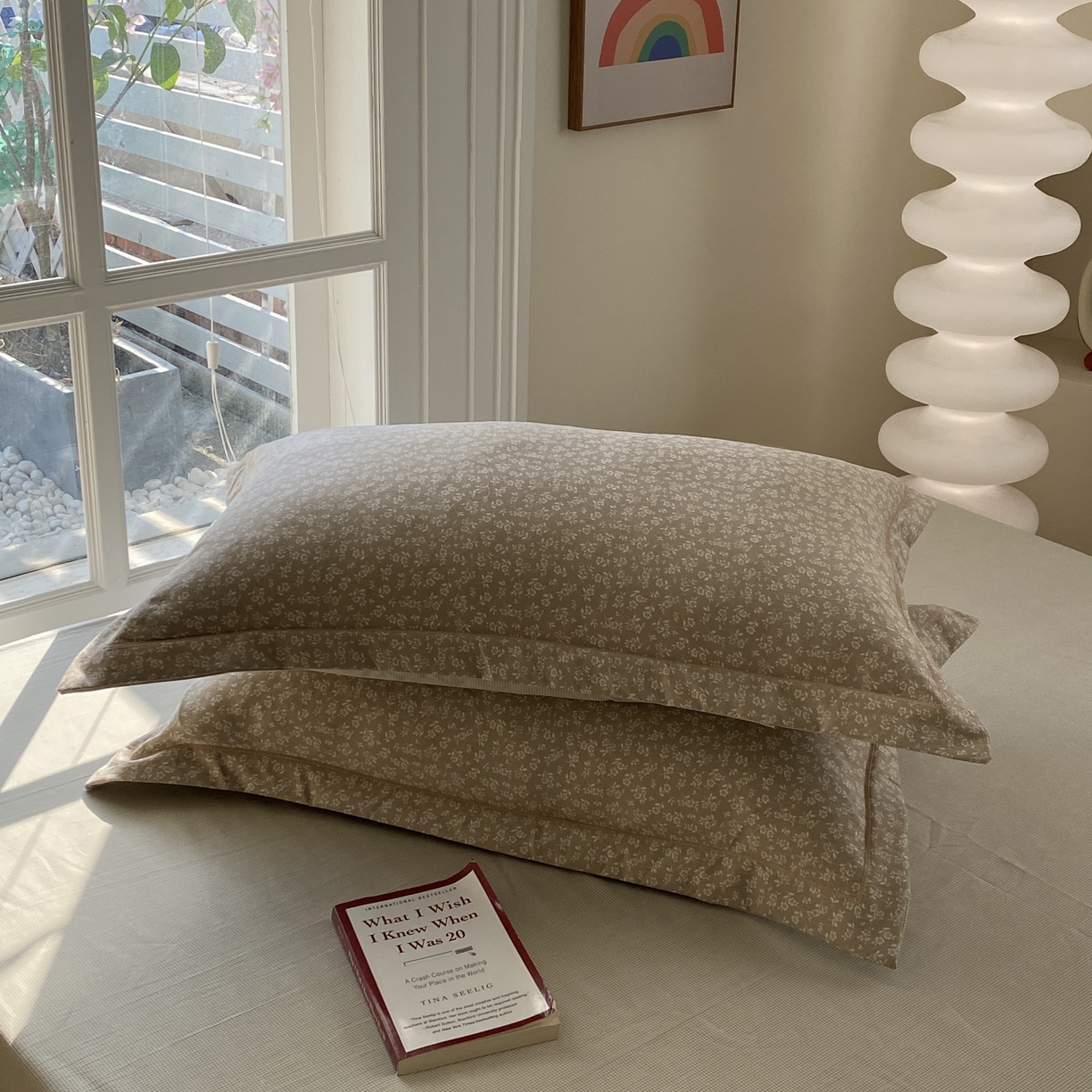 91家纺网 家纺一手货源 找家纺 纽维斯 2025新款140g高克重仿全棉40S精梳棉磨毛四件套 夏沐之晨（咖）