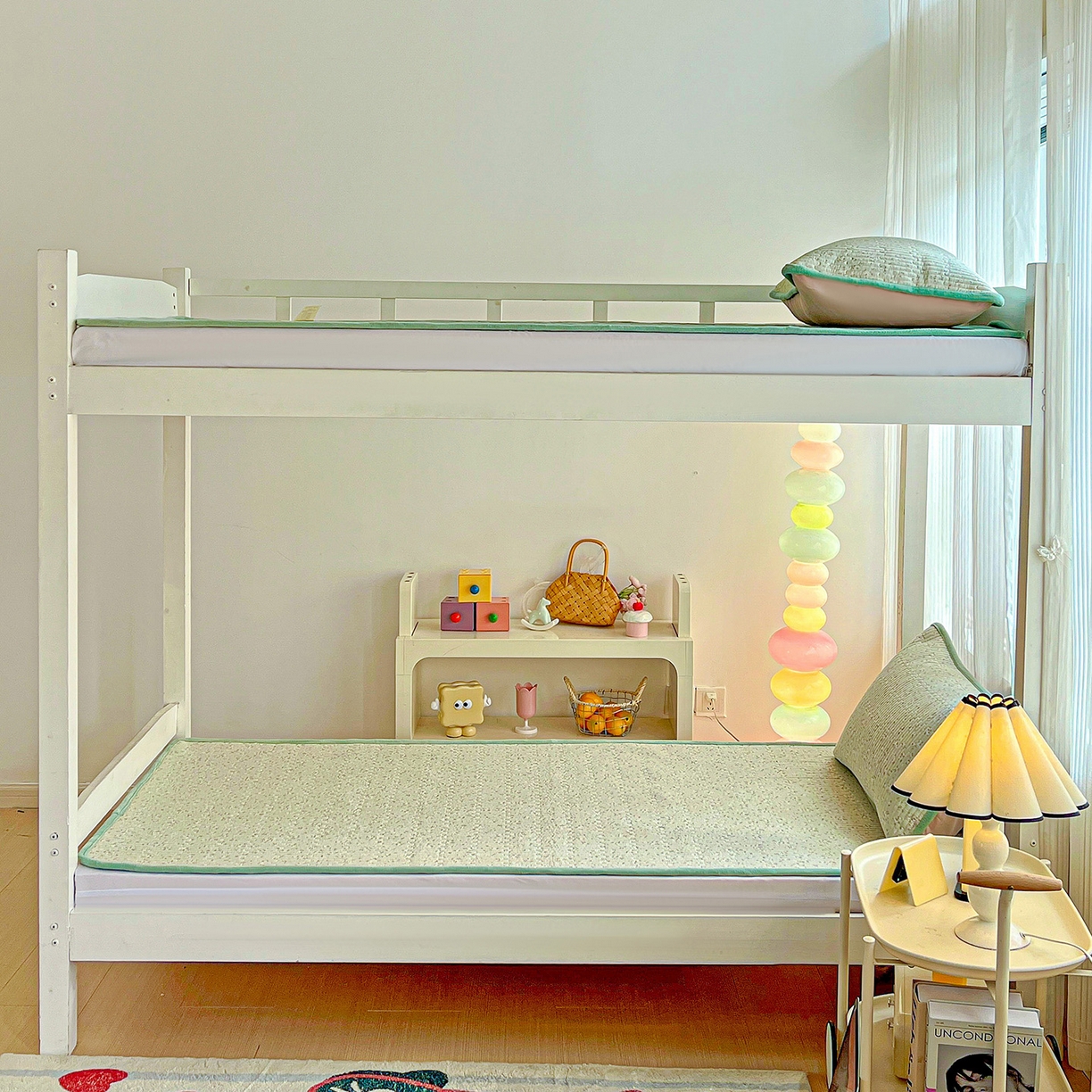 91家纺网 家纺一手货源 找家纺 恒尚居 2025新款纯棉牛奶绒学生床垫 双面两用夹棉床单床垫-秋冬款四季通用-系列一 【如画】A纯棉-B牛奶绒