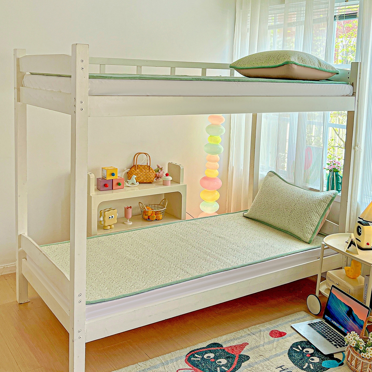 91家纺网 家纺一手货源 找家纺 恒尚居 2025新款纯棉牛奶绒学生床垫 双面两用夹棉床单床垫-秋冬款四季通用-系列一 【如画】A纯棉-B牛奶绒