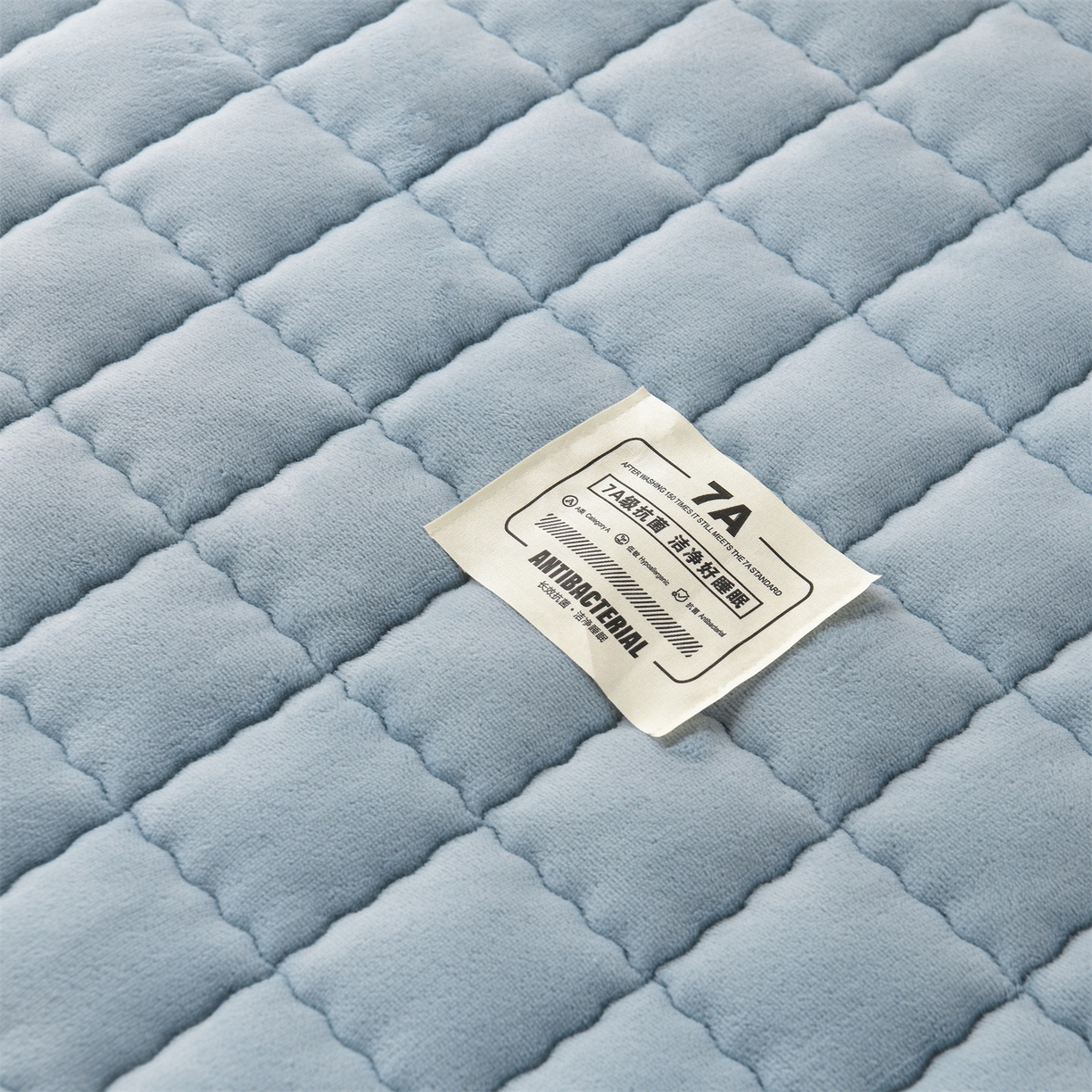91家纺网 家纺一手货源 找家纺 欧邦 2025新款240克臻棉绒和煦春风系列床垫学生床 和煦春风-天缥