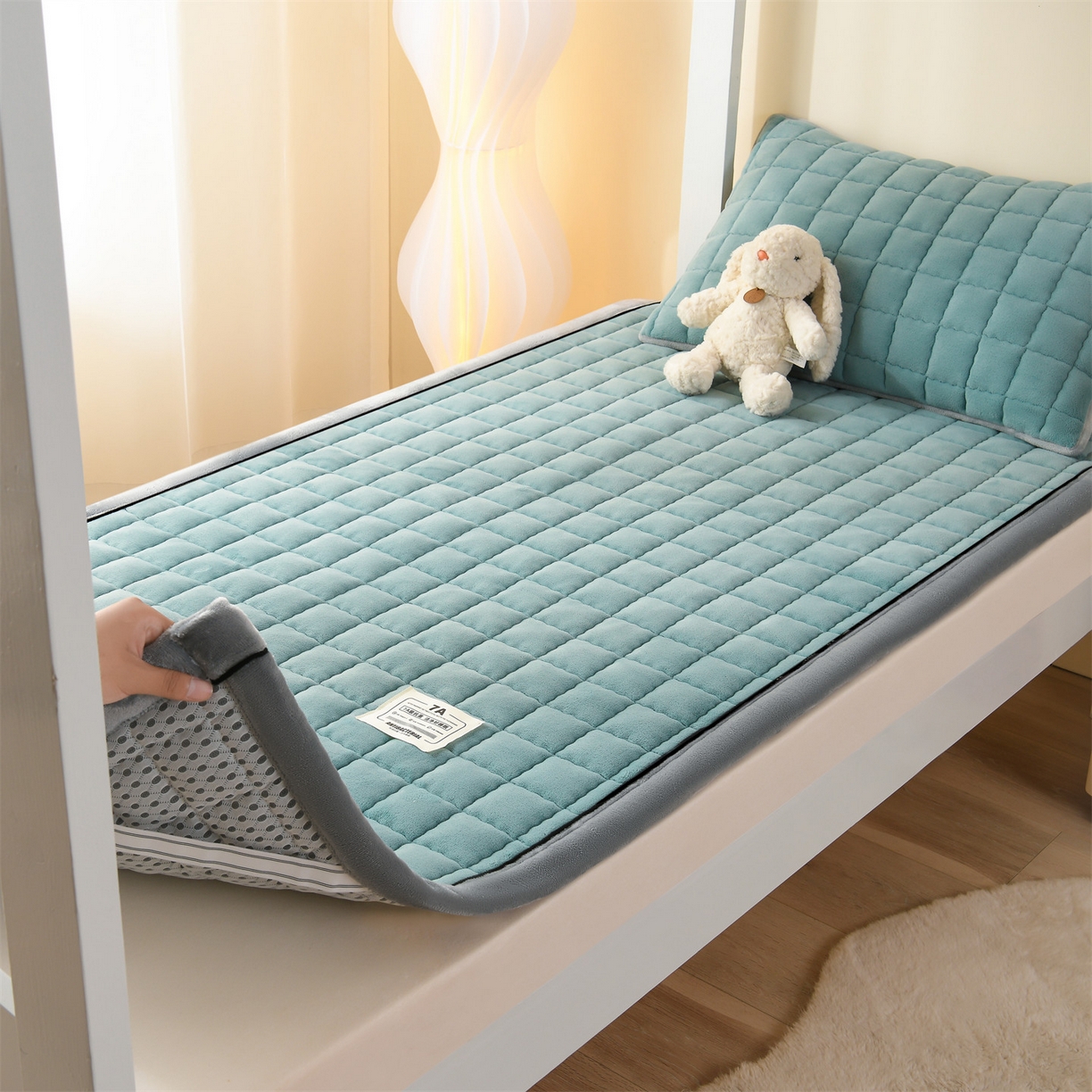 欧邦 2025新款240克臻棉绒和煦春风系列床垫学生床 和煦春风-松针墨