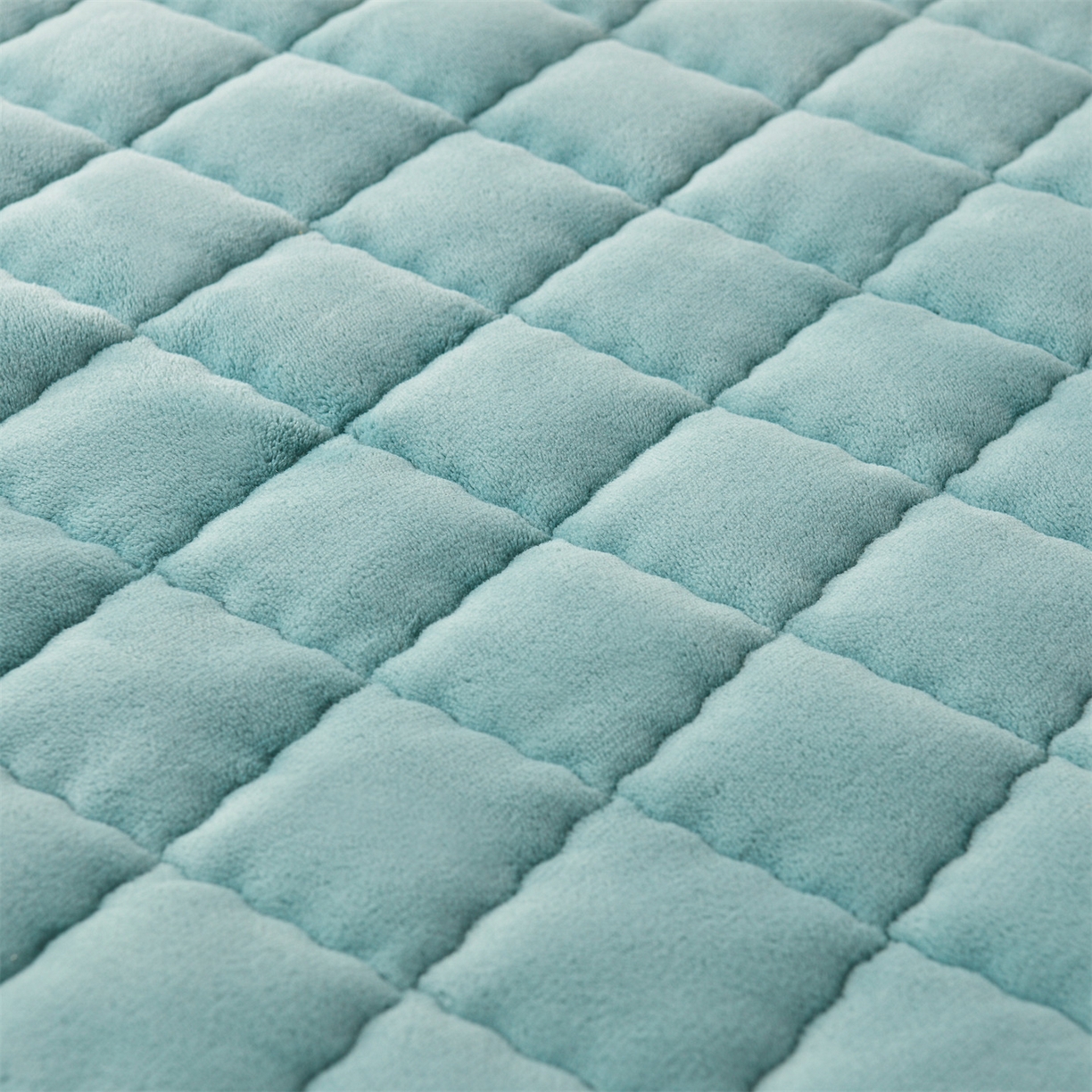 91家纺网 家纺一手货源 找家纺 欧邦 2025新款240克臻棉绒和煦春风系列床垫学生床 和煦春风-松针墨