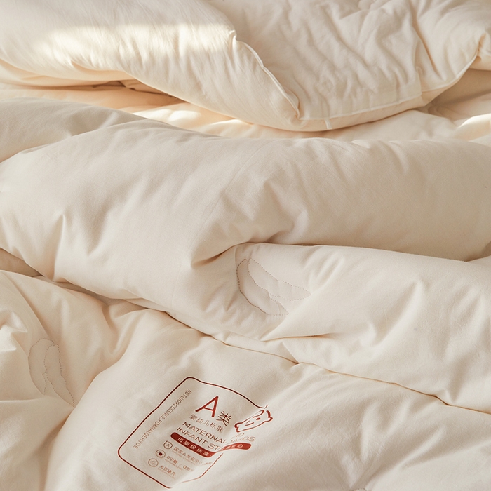 91家纺网 家纺一手货源 找家纺 （总）莱宁被业 2025新款全棉a类无染原棉大豆冬被原棉春秋被冬被子被芯