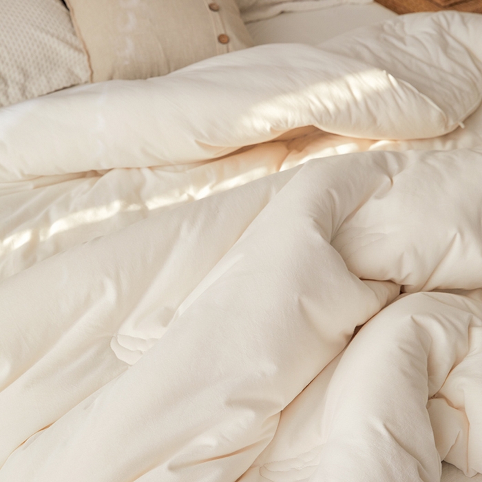 91家纺网 家纺一手货源 找家纺 （总）莱宁被业 2025新款全棉a类无染原棉大豆冬被原棉春秋被冬被子被芯