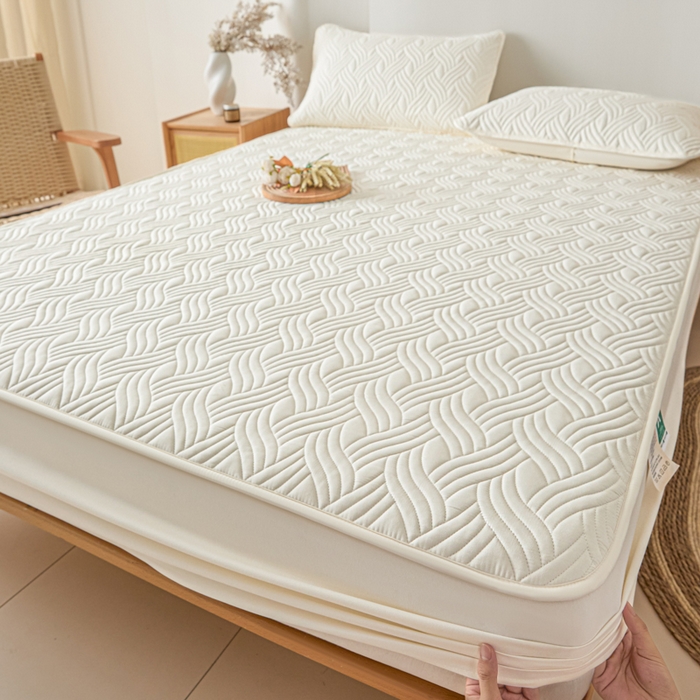 91家纺网 家纺一手货源 找家纺 （总）九亭家纺 2025新款A类防水夹棉床笠