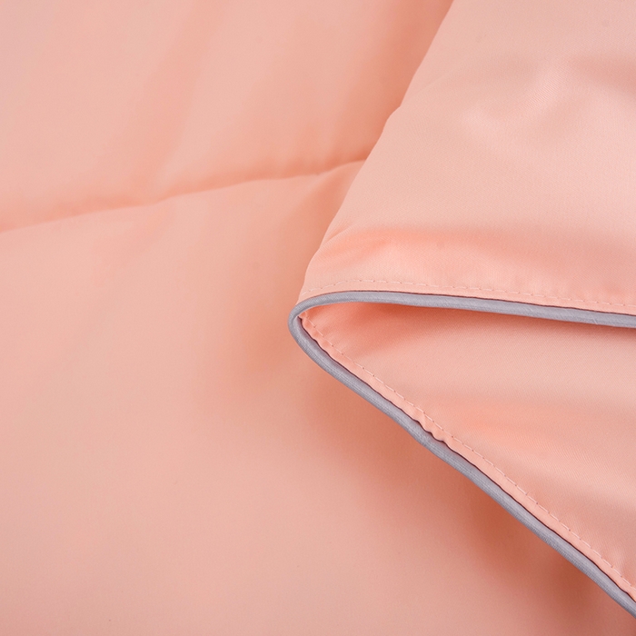 91家纺网 家纺一手货源 找家纺 乐沐家纺 2025新款亲肤舒适A类亲肤棉羊毛被被子被芯 100%澳洲羊毛被 雾晨粉