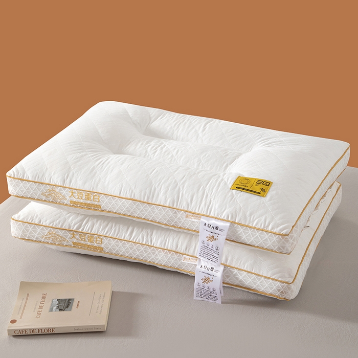 91家纺网 家纺一手货源 找家纺 永乐枕芯 2025新款大豆蛋白枕枕头枕芯 定型中枕-单只装