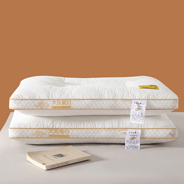 91家纺网 家纺一手货源 找家纺 永乐枕芯 2025新款大豆蛋白枕枕头枕芯 定型中枕-单只装