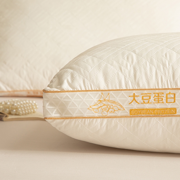 91家纺网 家纺一手货源 找家纺 永乐枕芯 2025新款大豆蛋白枕枕头枕芯 高枕-单只装