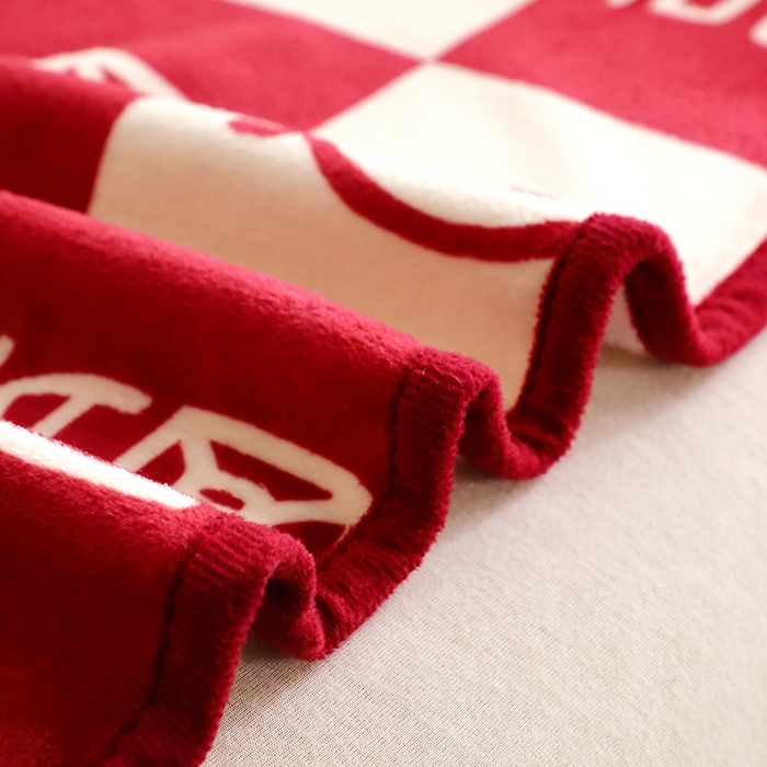 91家纺网 家纺一手货源 找家纺 （总）格真 2025新款百福毯双面加厚法莱绒毛毯