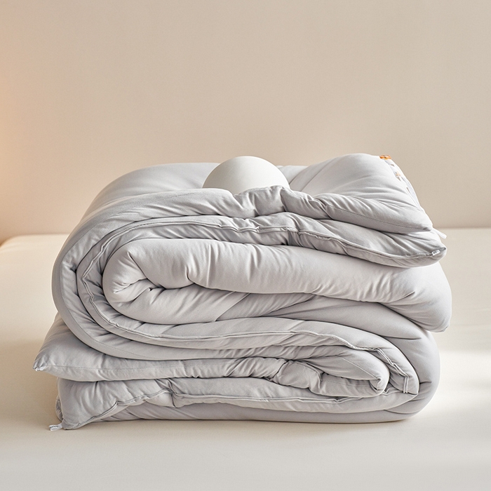 91家纺网 家纺一手货源 找家纺 （总）莱宁被业 2025新款A类针织云柔棉大豆冬被保暖学生春秋被冬被柔软被子被芯