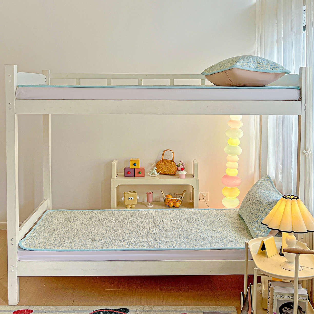 91家纺网 家纺一手货源 找家纺 恒尚居 2025新款纯棉牛奶绒学生床垫 双面两用夹棉床单床垫-秋冬款 四季通用-系列二 【雪兰】-A纯棉-B牛奶绒