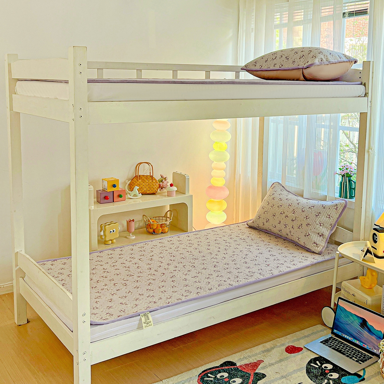 91家纺网 家纺一手货源 找家纺 恒尚居 2025新款纯棉牛奶绒学生床垫 双面两用夹棉床单床垫-秋冬款 四季通用-系列二 【玉妃】-A纯棉-B牛奶绒