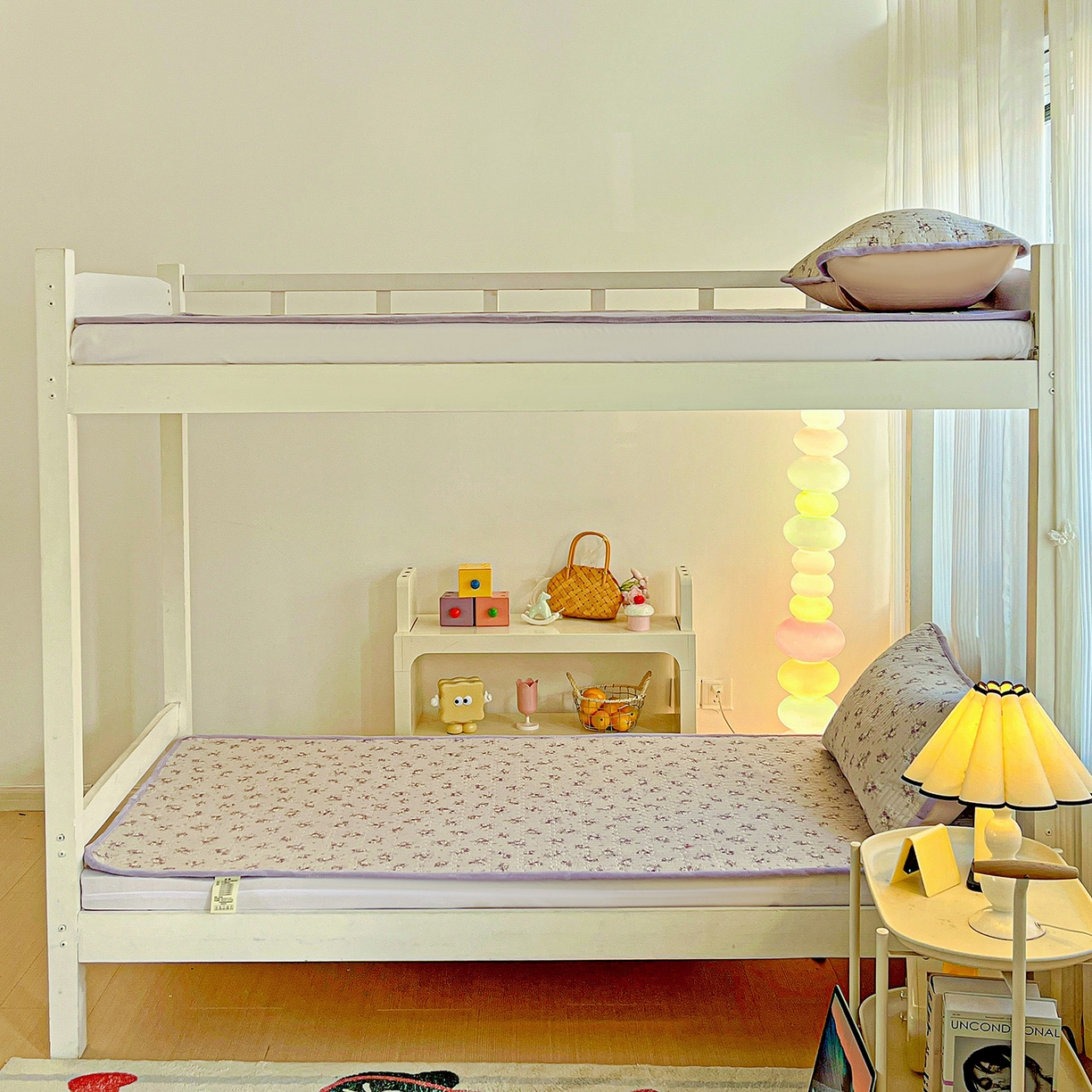 91家纺网 家纺一手货源 找家纺 恒尚居 2025新款纯棉牛奶绒学生床垫 双面两用夹棉床单床垫-秋冬款 四季通用-系列二 【玉妃】-A纯棉-B牛奶绒