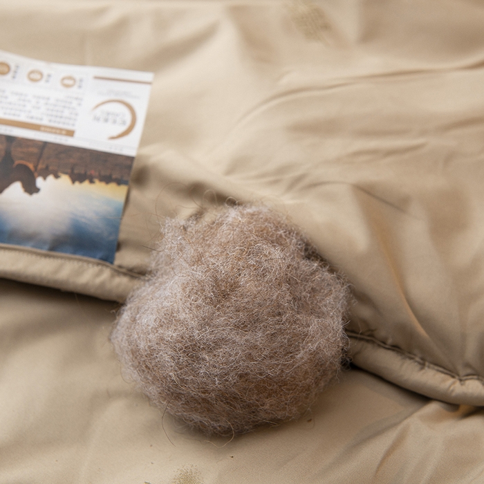 91家纺网 家纺一手货源 找家纺 莱宁被业 2025新款经典臻品驼毛被加厚保暖冬被学生被子春秋被芯 沙洲驼