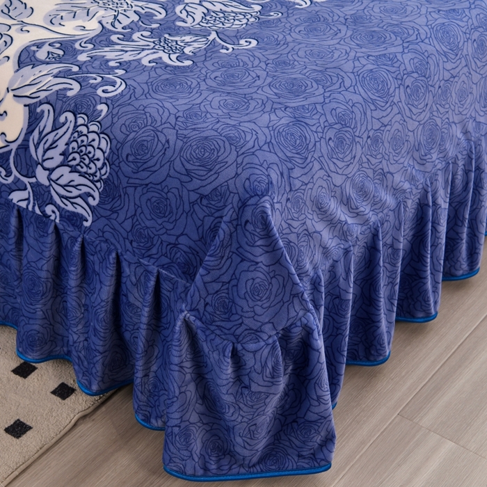 91家纺网 家纺一手货源 找家纺 （总）芯诗曼2025新款8.5斤直播热款高克重牛奶绒法莱绒水晶金貂法莱绒四件套