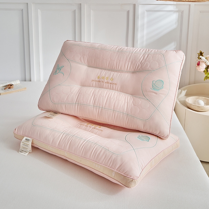 91家纺网 家纺一手货源 找家纺 （总）梵希良品家纺 2025新款蚕蛹蛋白护颈枕枕头枕芯护颈椎助睡眠成人家用