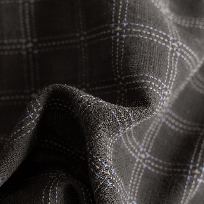 91家纺网 家纺一手货源 找家纺 （总）安莱生活 2025新款全棉纯棉色织磨毛提花格四件套