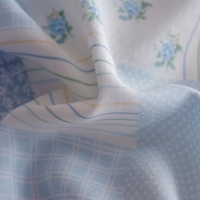 91家纺网 家纺一手货源 找家纺 安莱生活 2025新款全棉纯棉双层纱花边款四件套 绮之梦