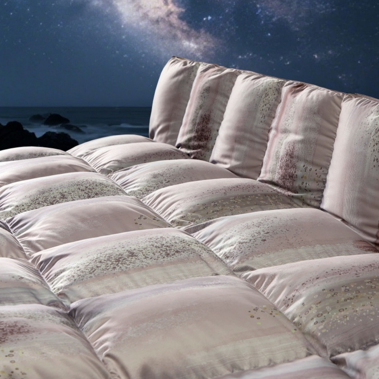 91家纺网 家纺一手货源 找家纺 织梦人羽绒工厂店 2025新款高蓬松羽绒被95鹅绒大牌同款花型 德伦娜