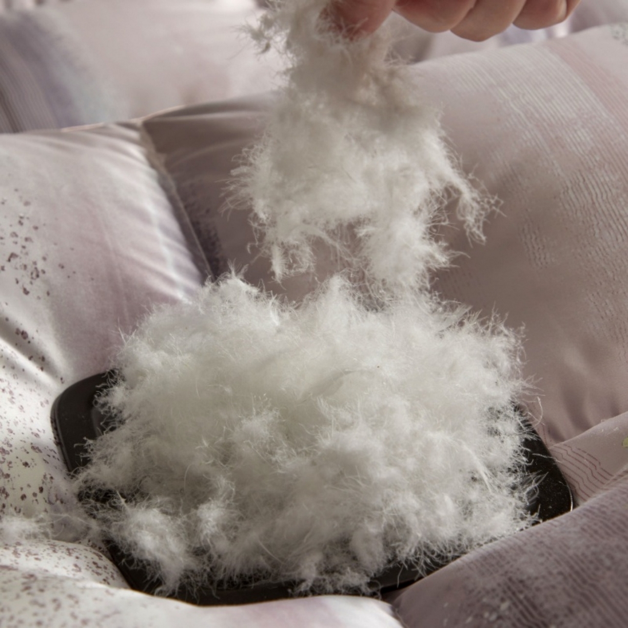 91家纺网 家纺一手货源 找家纺 织梦人羽绒工厂店 2025新款高蓬松羽绒被95鹅绒大牌同款花型 德伦娜