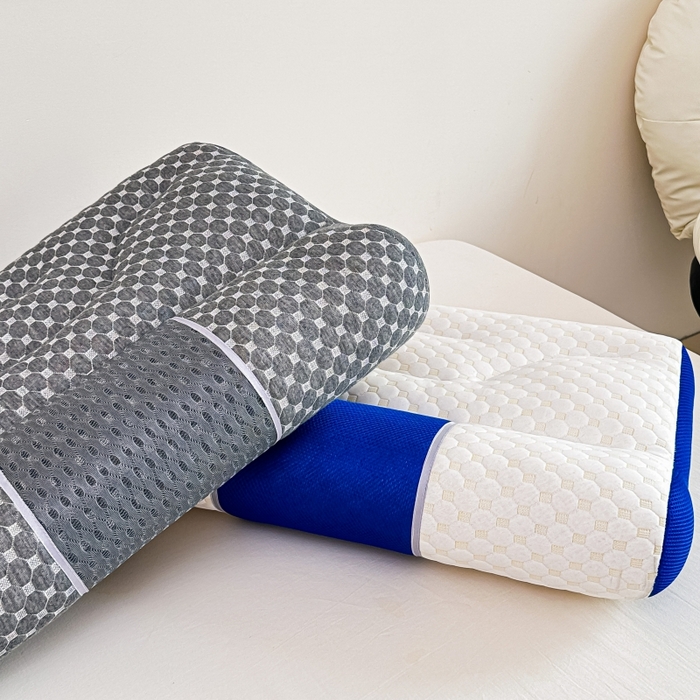 91家纺网 家纺一手货源 找家纺 永乐枕芯 2025新款升级款牵引枕头Spa水立方分区护颈枕头枕芯 组合图