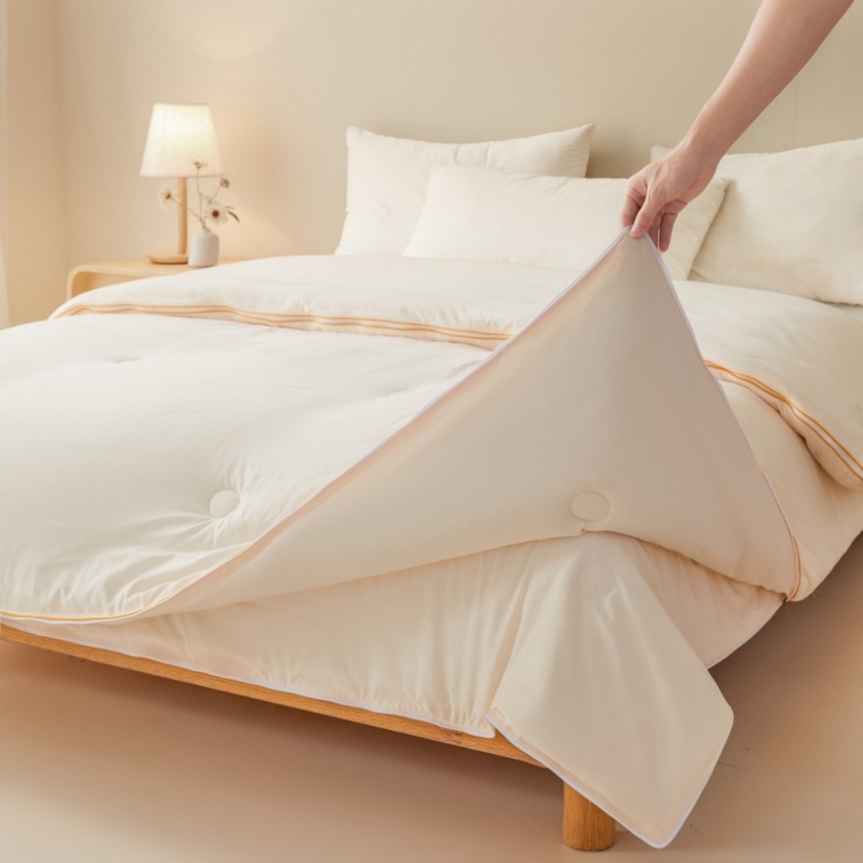 91家纺网 家纺一手货源 找家纺 （总）仁凯2025新款A类棉花优品子母被 被子被芯冬被春秋被学生被（提供买家秀检测报告）