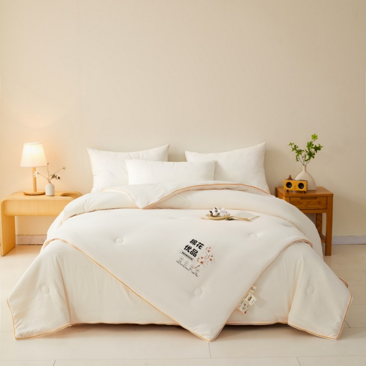 91家纺网 家纺一手货源 找家纺 （总）仁凯2025新款A类棉花优品子母被 被子被芯冬被春秋被学生被（提供买家秀检测报告）