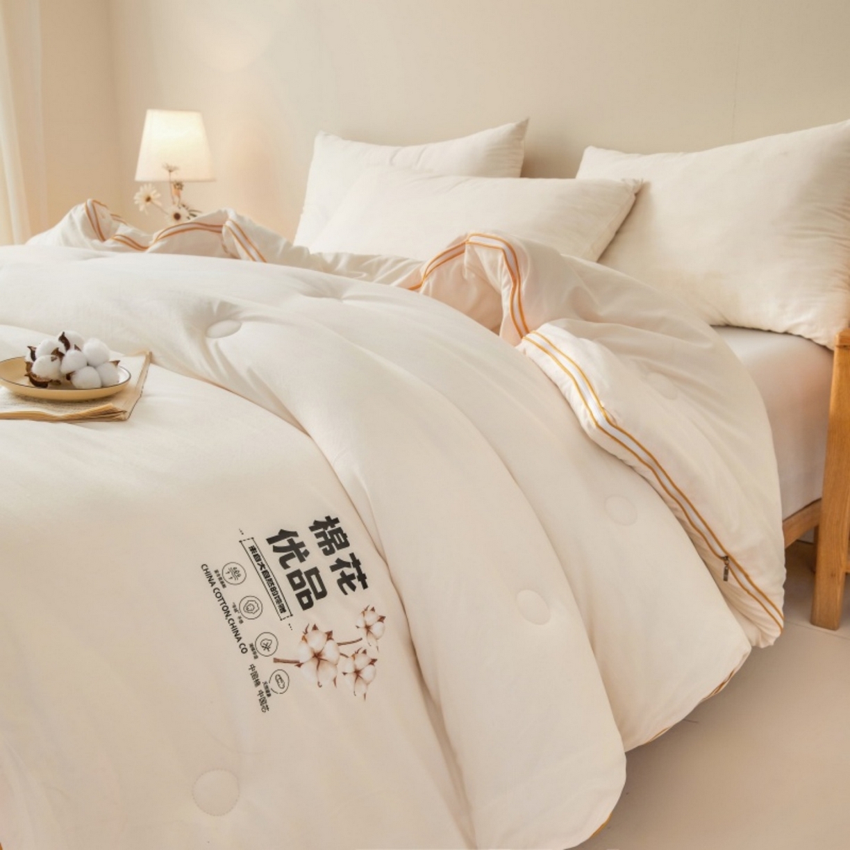 91家纺网 家纺一手货源 找家纺 （总）仁凯2025新款A类棉花优品子母被 被子被芯冬被春秋被学生被（提供买家秀检测报告）