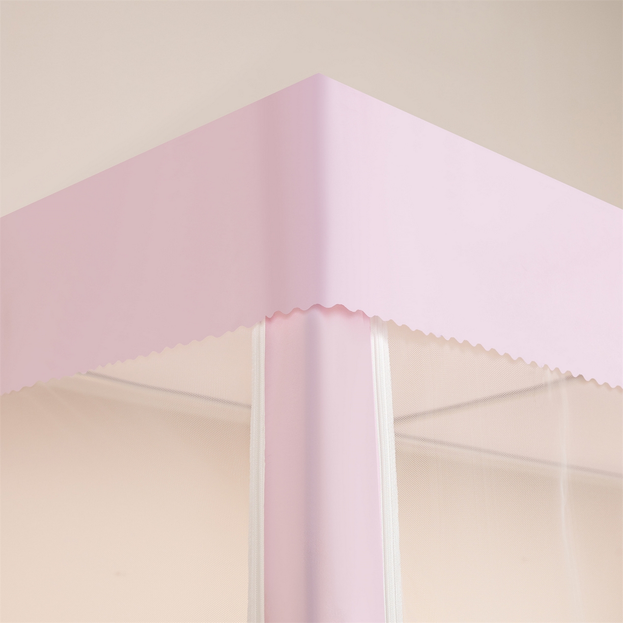 91家纺网 家纺一手货源 找家纺 新太阳蚊帐 2025新款A类子母款上下铺蚊帐 三只小兔