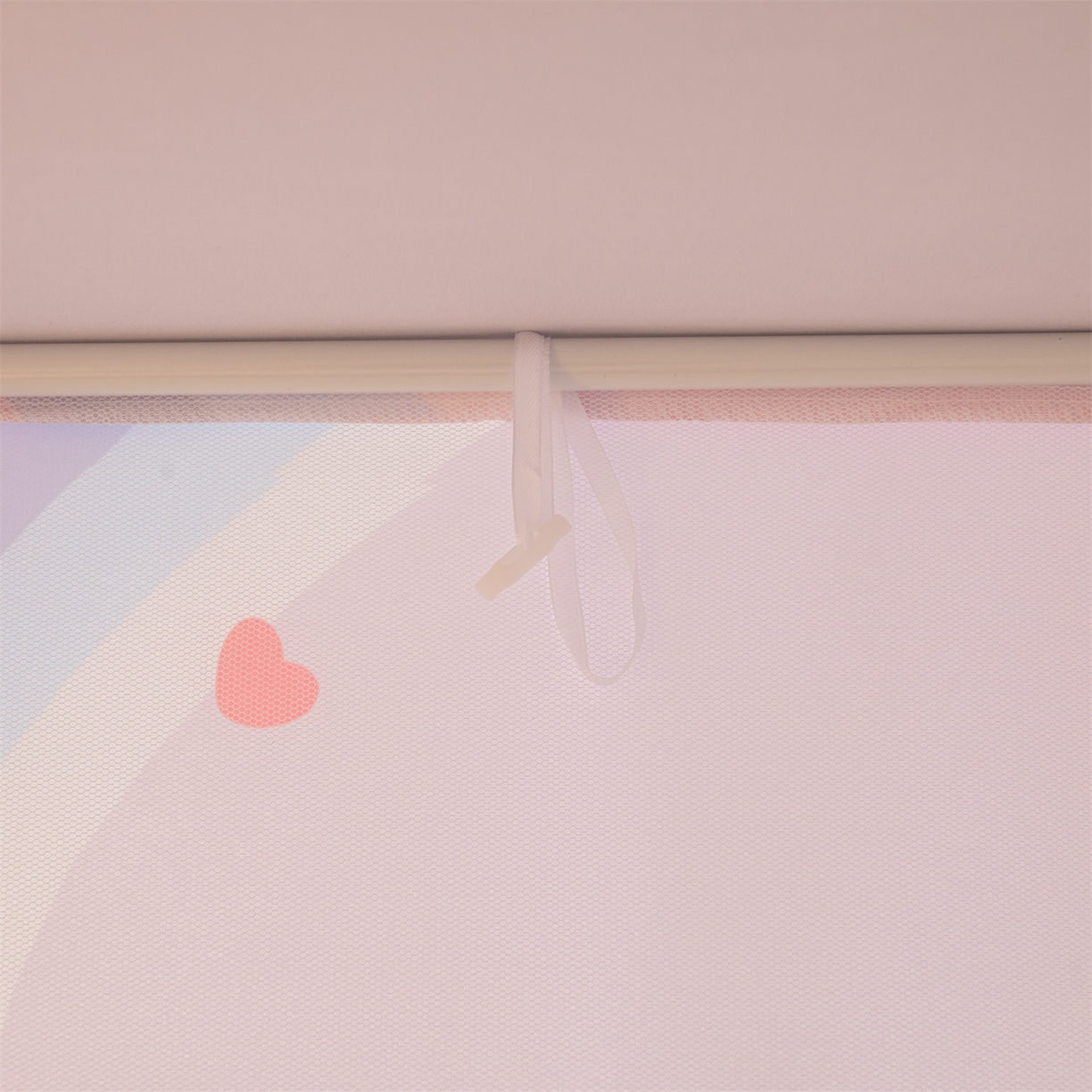 91家纺网 家纺一手货源 找家纺 新太阳蚊帐 2025新款A类子母款上下铺蚊帐 三只小兔