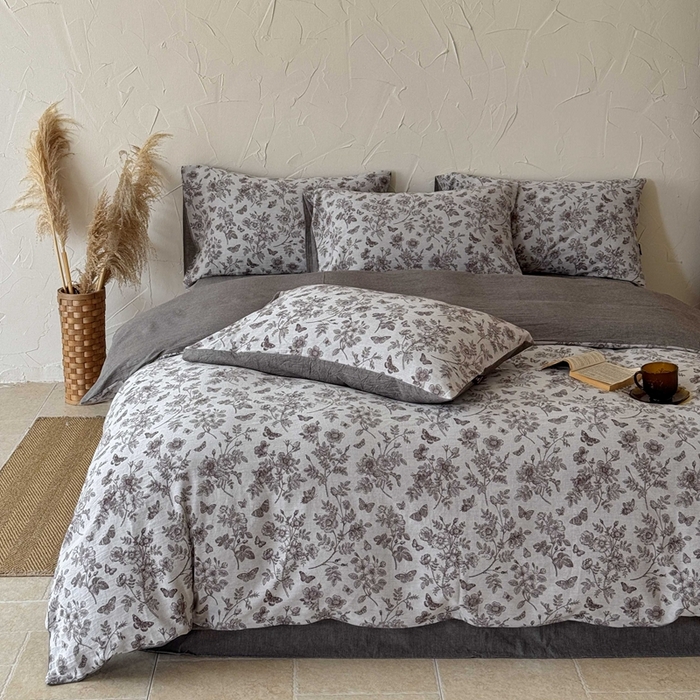 91家纺网 家纺一手货源 找家纺 （总）于果 2025新款全棉纯棉色织提花四件套