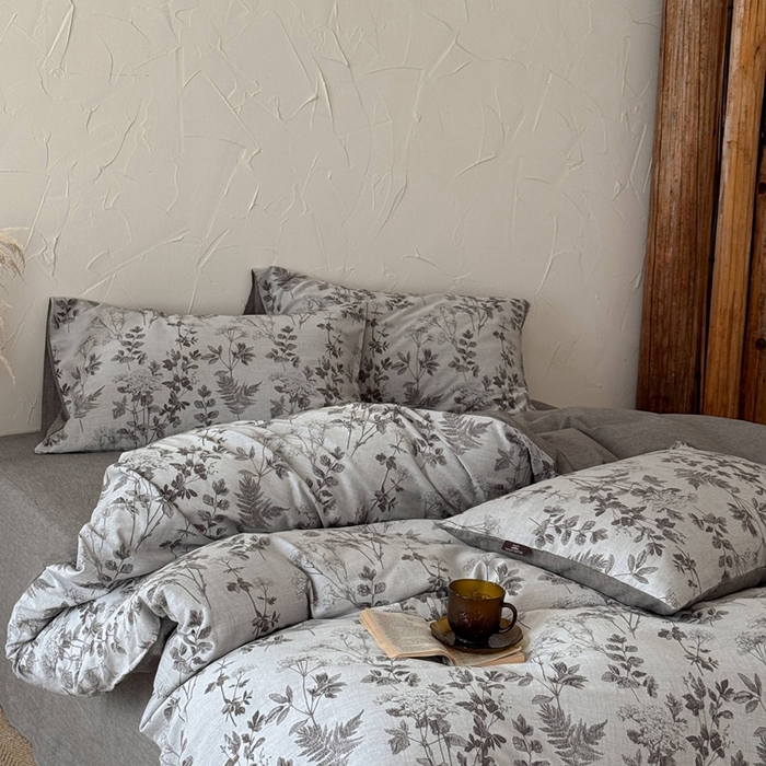 91家纺网 家纺一手货源 找家纺 于果 2025新款全棉纯棉色织提花四件套 兰亭序