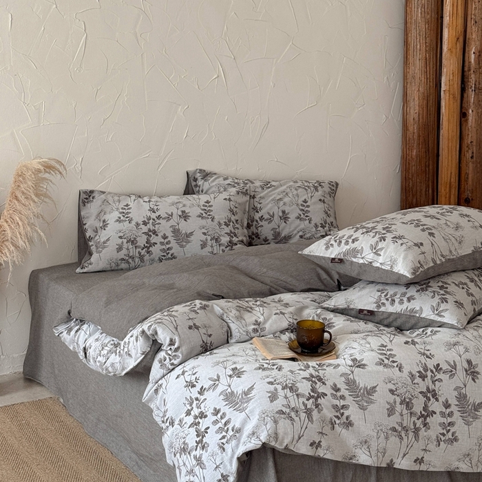 91家纺网 家纺一手货源 找家纺 于果 2025新款全棉纯棉色织提花四件套 兰亭序